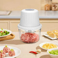 Electric onion chopper, 400 ml, universal, USB rechargeable, for meat, onions, garlic, vegetables, nuts