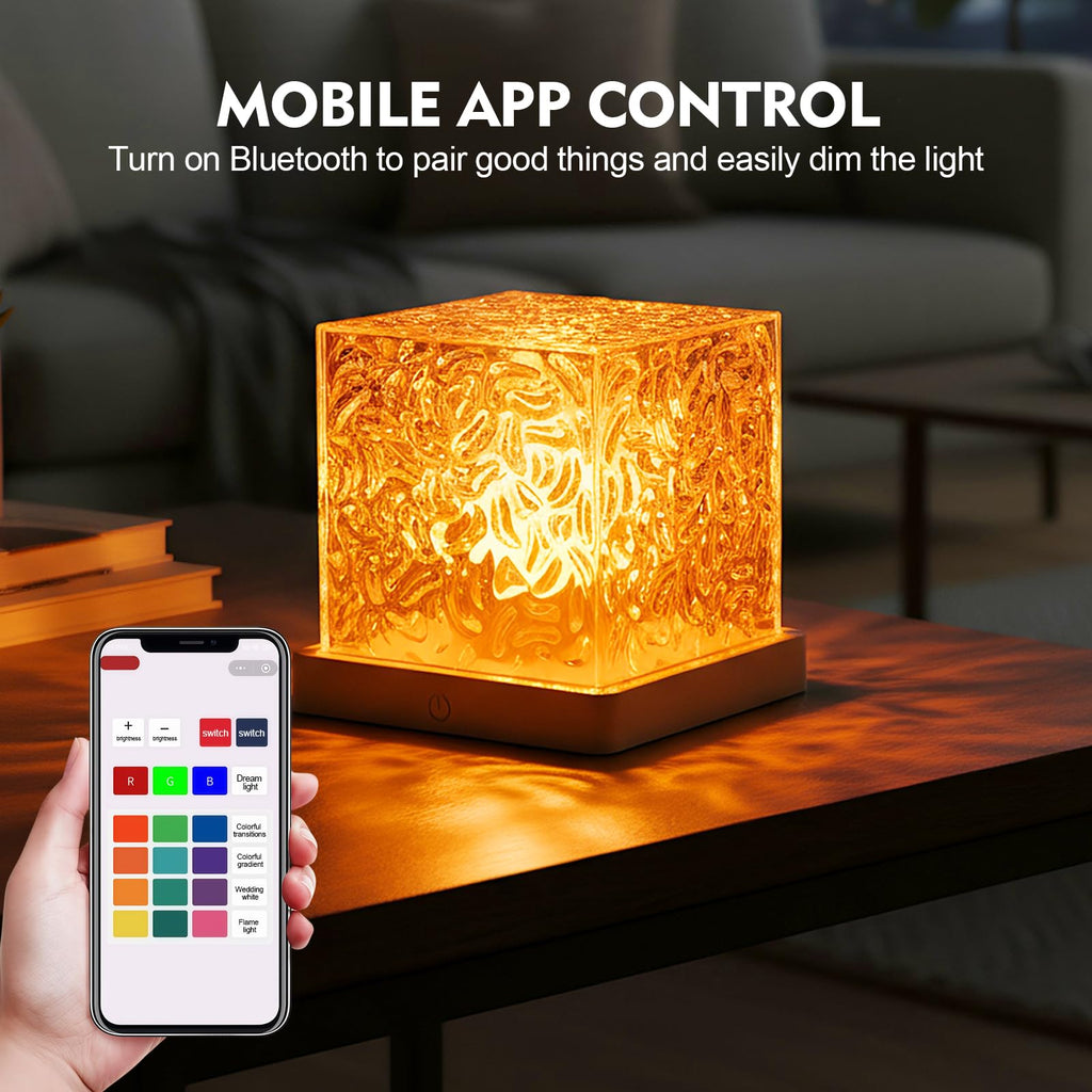 Water Ripple Projection Night Light for Bedroom Decoration and Gift