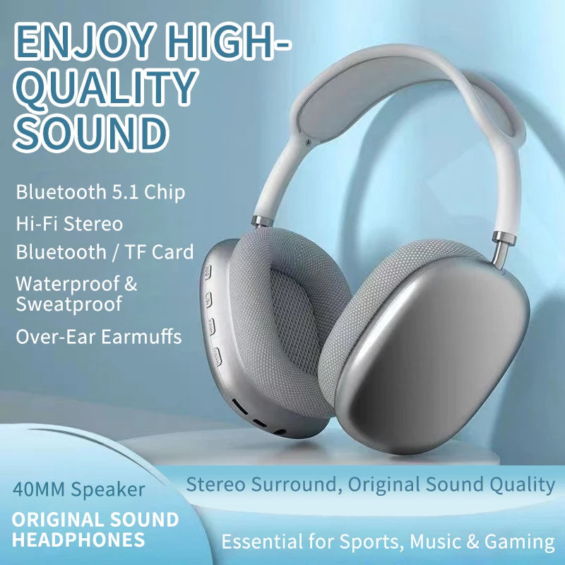 Head mounted wireless Bluetooth ear with ultra long battery life and seamless gaming experience without any noticeable delay